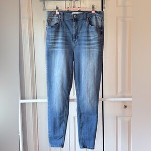 Celebrity Pink Light Blue Skinny Jeans